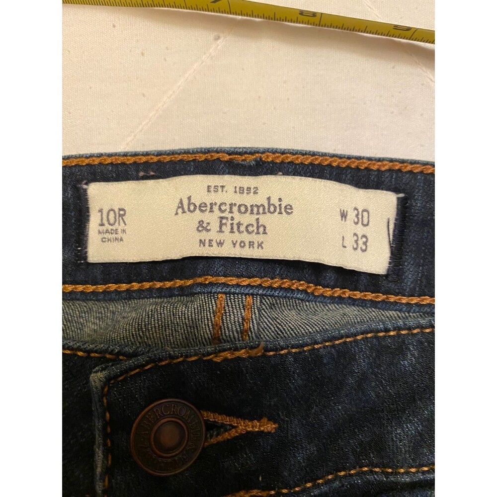 Abercrombie & Fitch Jeans 10R Dark Wash. - Picture 4 of 6
